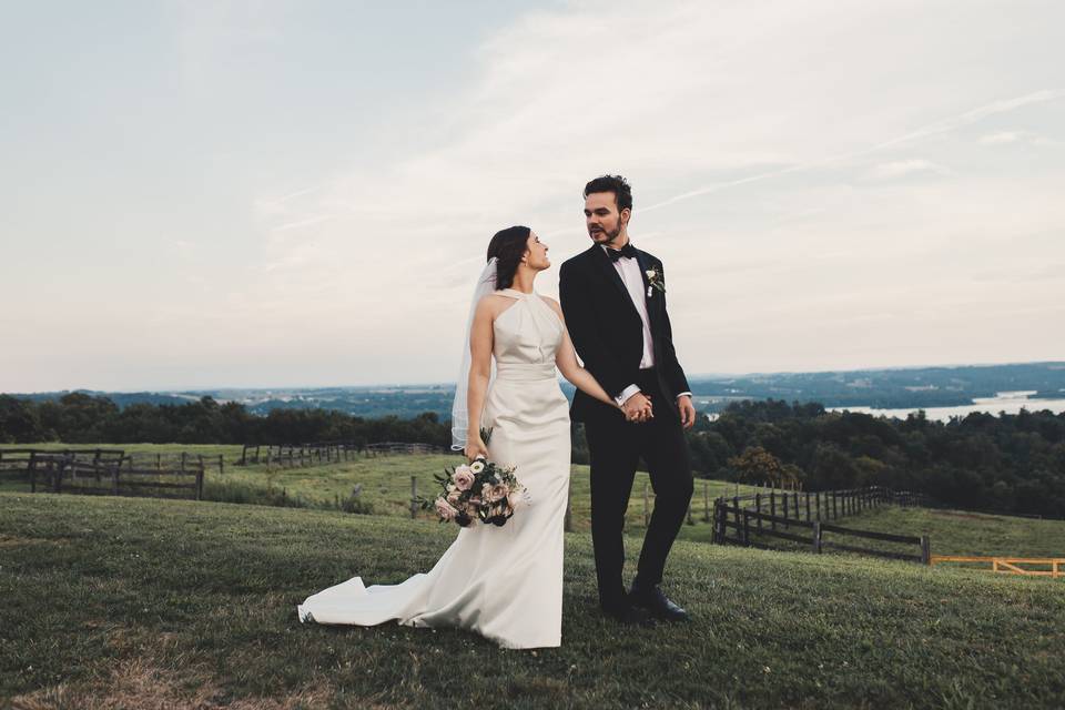 Couple on a Sunset Walk