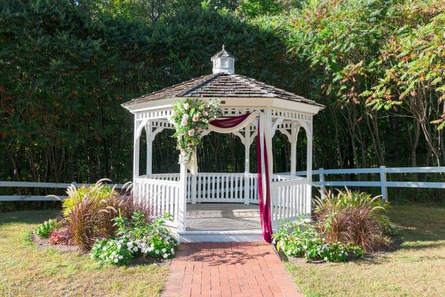 Gazebo Pre-Ceremony with Decor