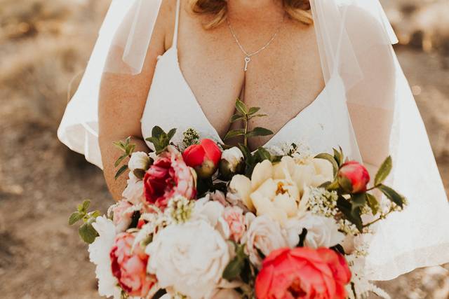 Red Heart Wedding Dress