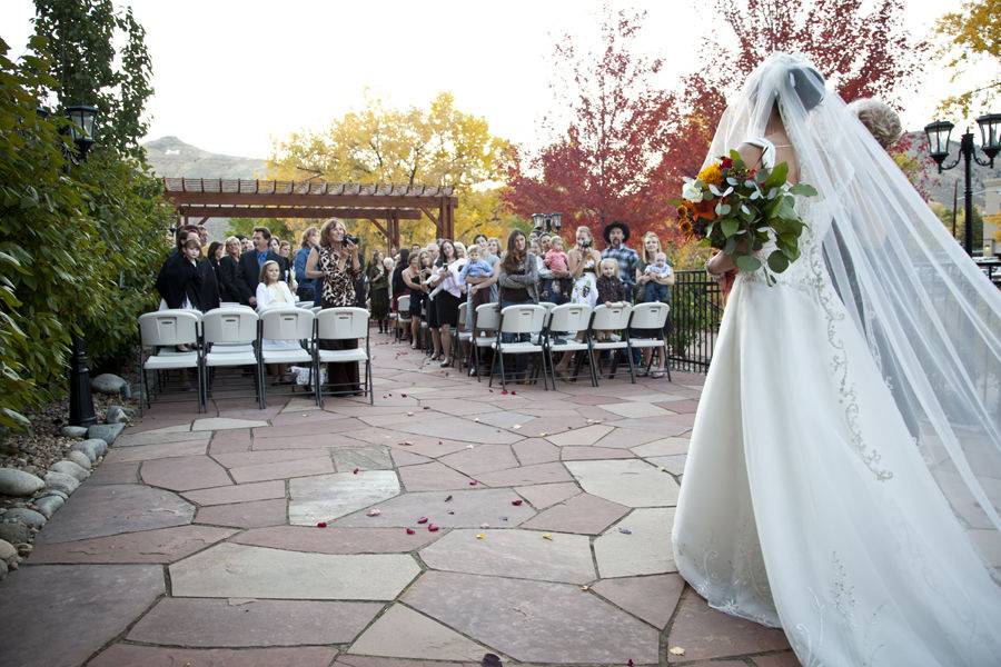 Bride arrival