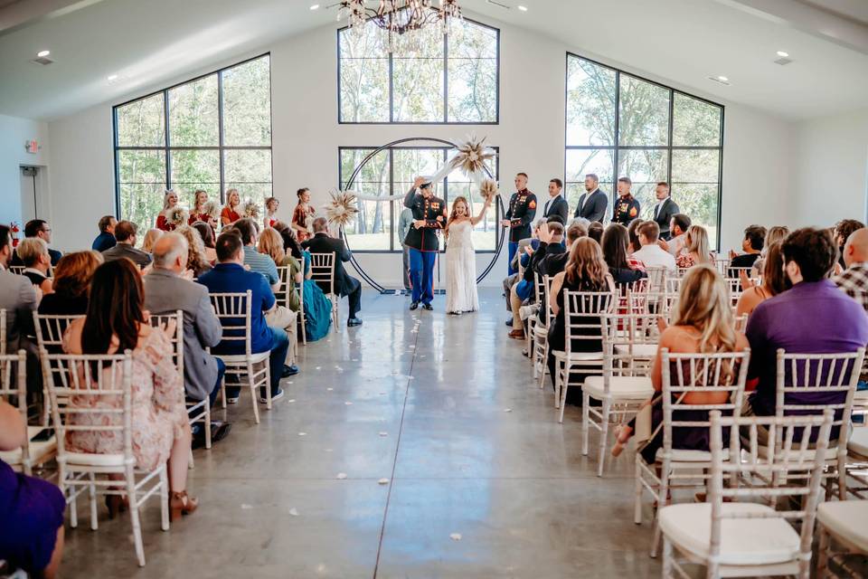 Boho/ Marine Ceremony