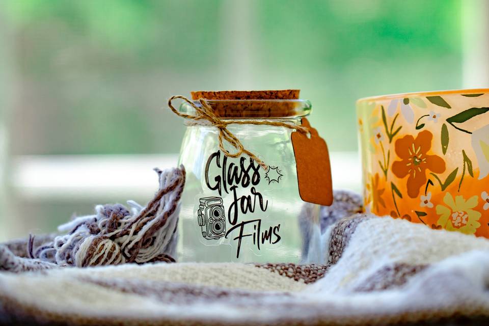 Our glass jar keepsake