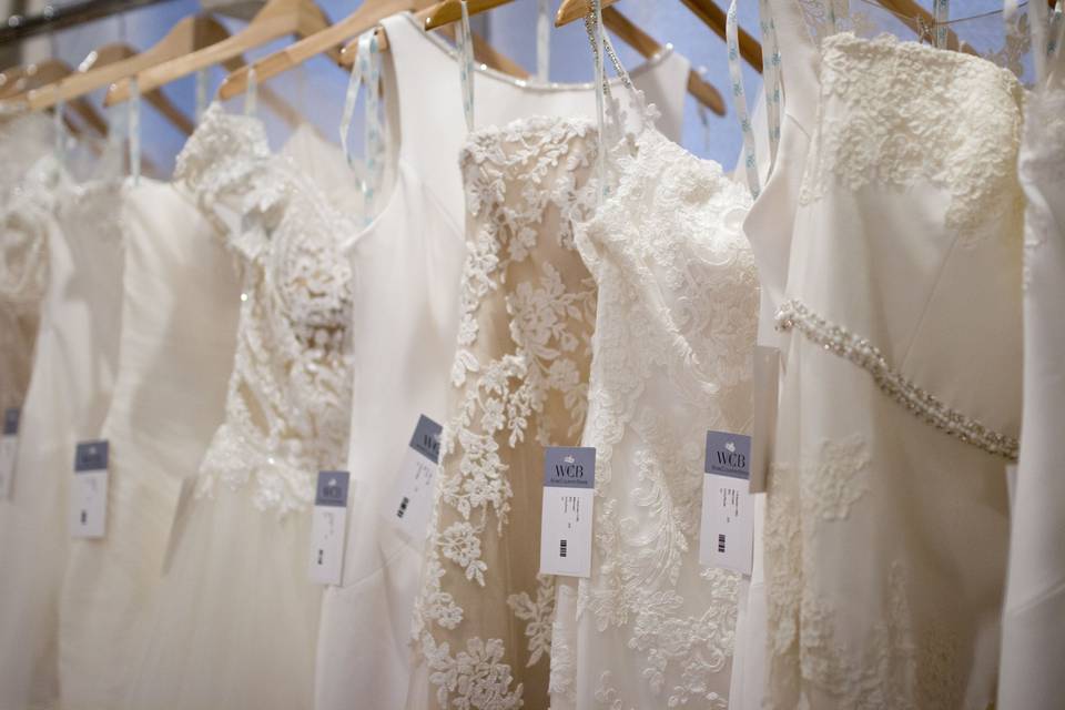 Designer bridal gowns