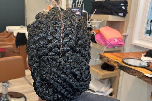 Braided updo