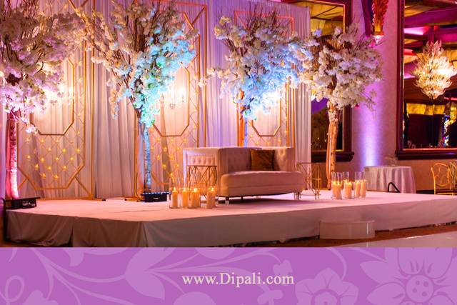 Floral & Candlelit Reception