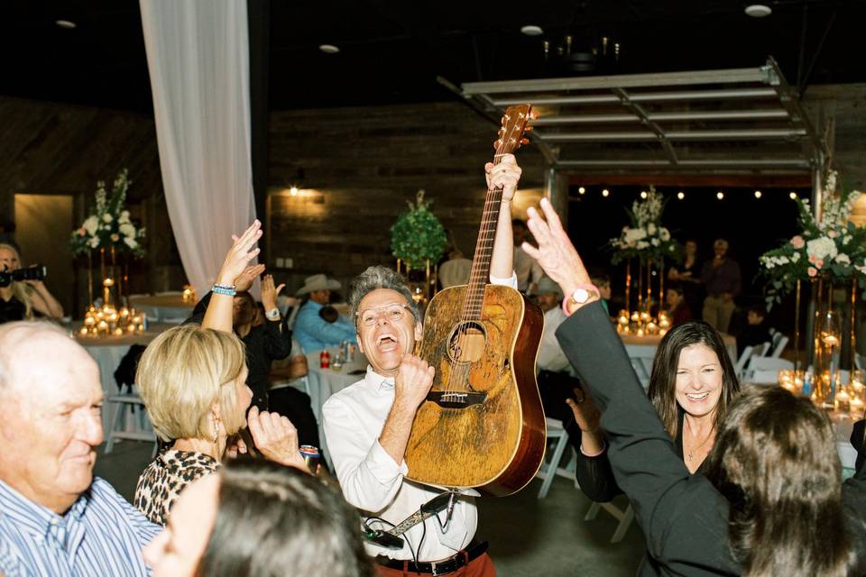 Brad in the crowd