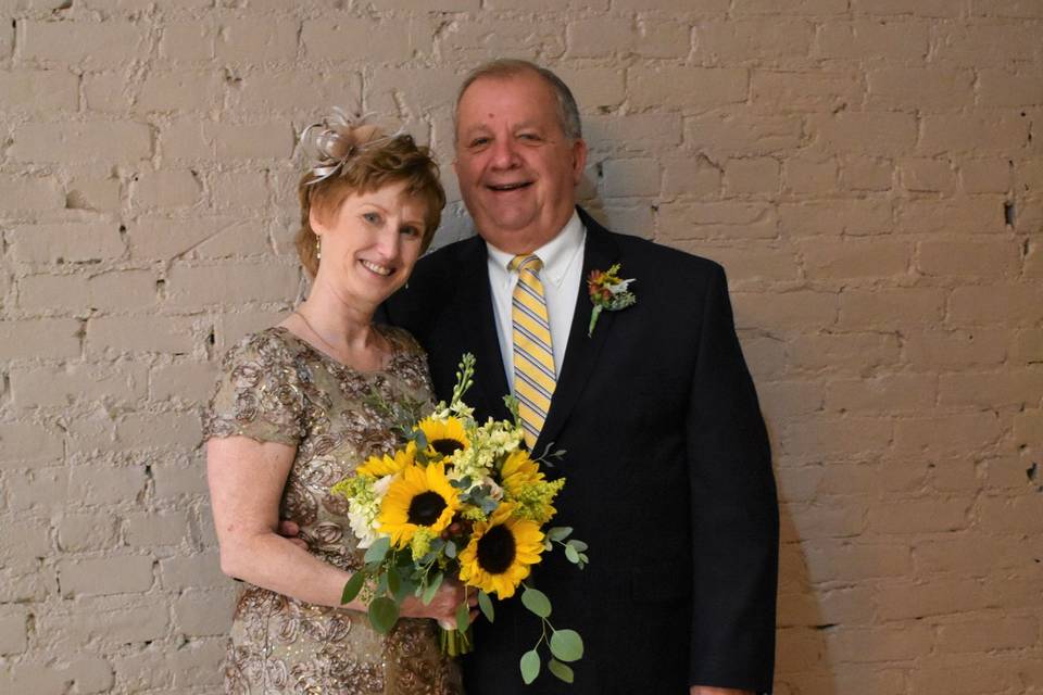 The happy couple