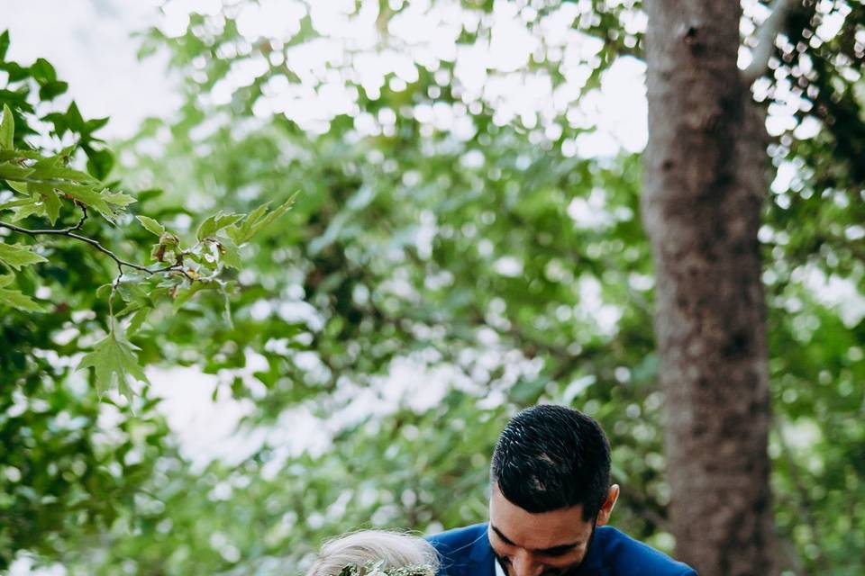 In the woods