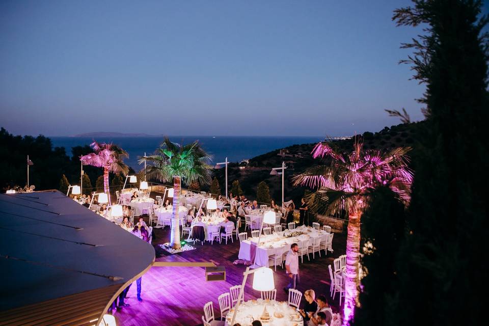 Lavish outdoor wedding