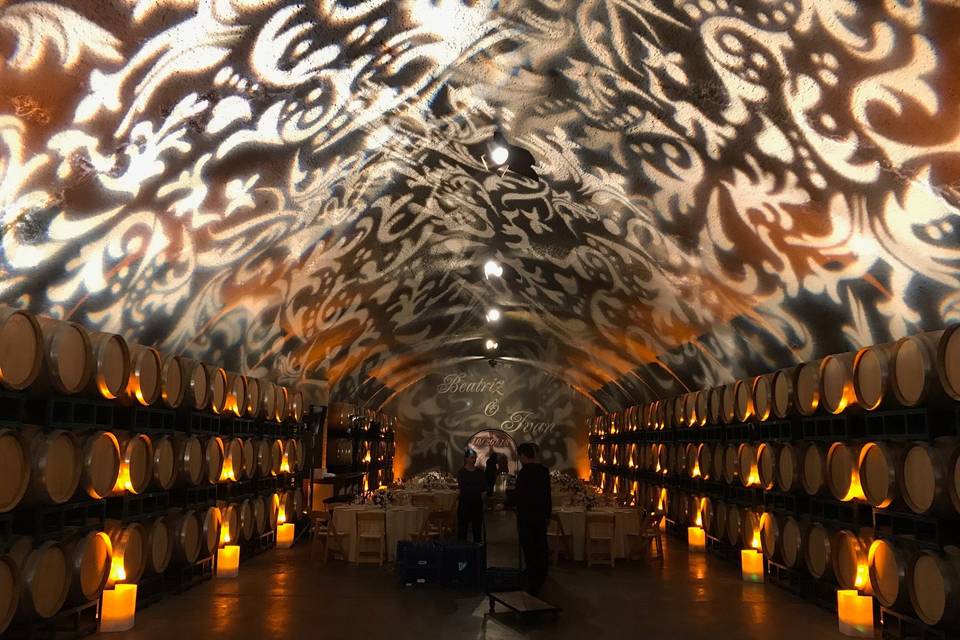 Gloria Ferrer wine cave