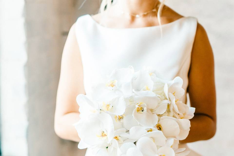 White orchid bouquet