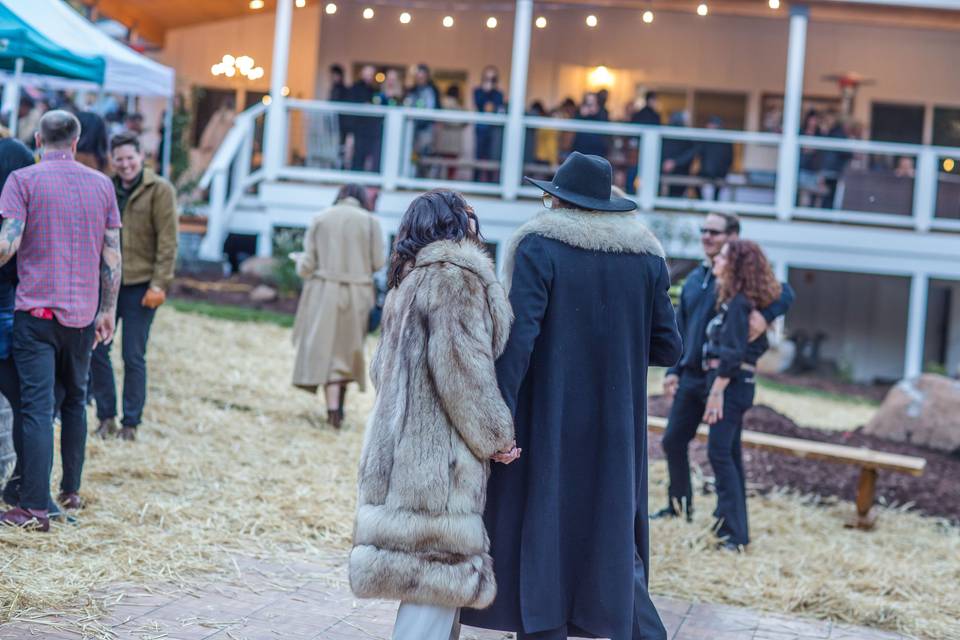 Happy Bride and Groom