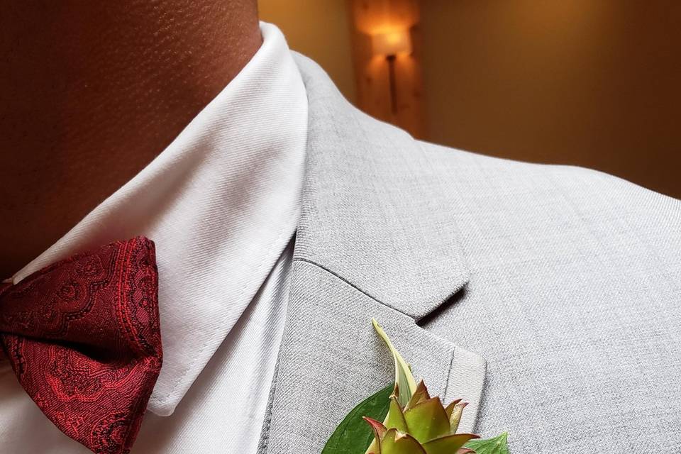 Boutonniere - Modern Tropical