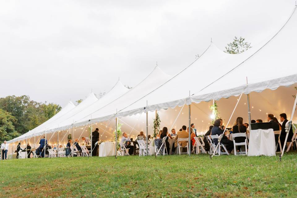 Large Tent Wedding