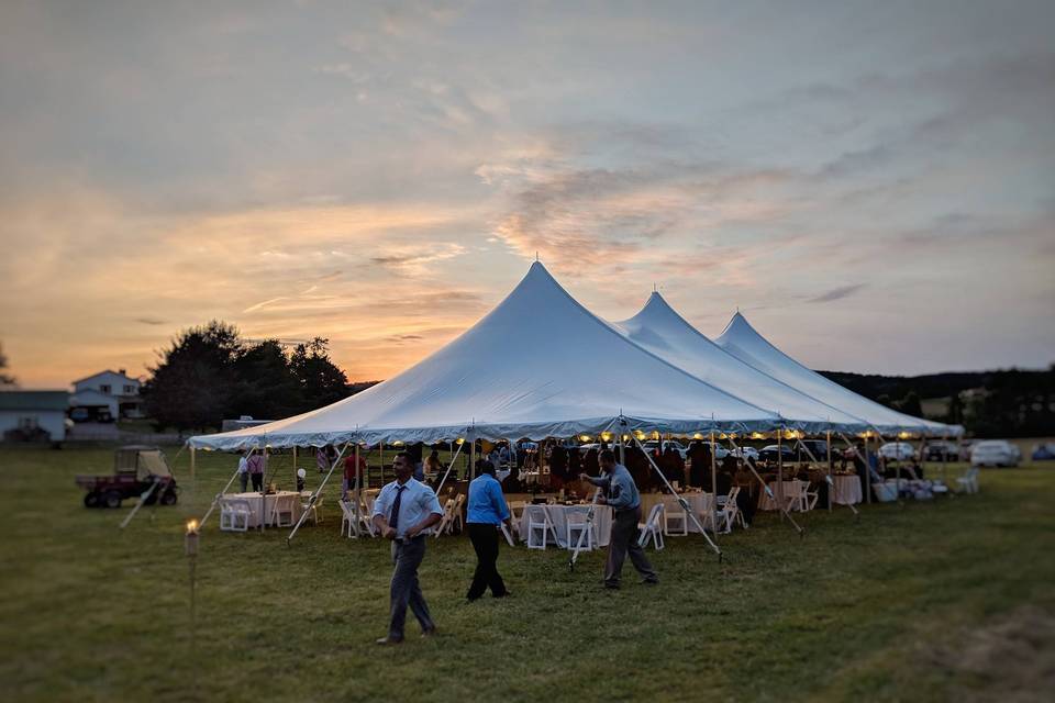 Tent Wedding in Manchester MD