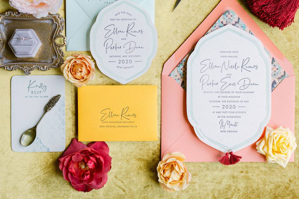 Moroccan wedding invitations