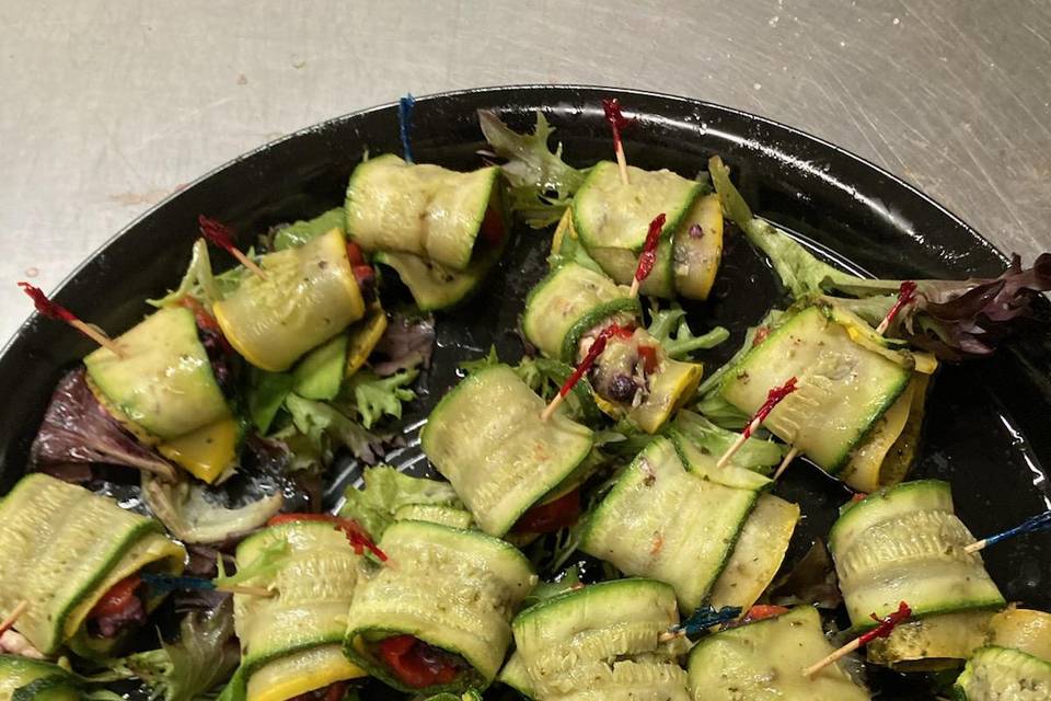 Grilled vegetable rollups