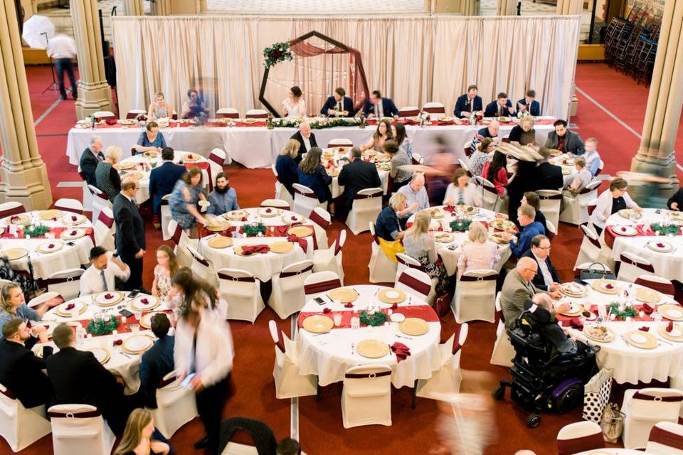 Reception in the Main Hall