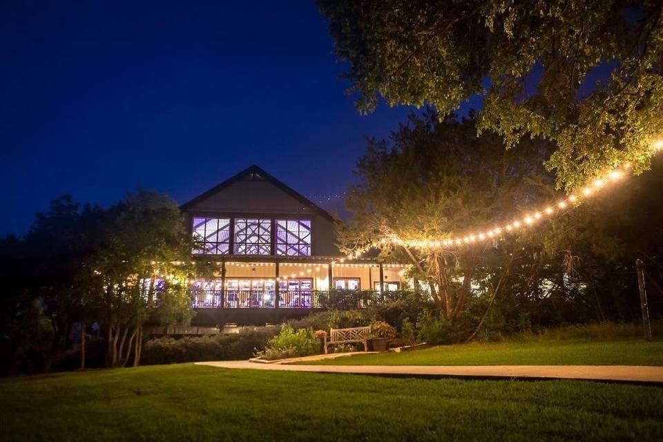 Arboretum at night