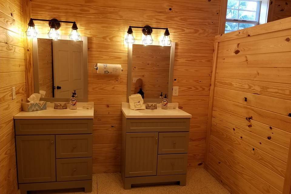 Barn restroom