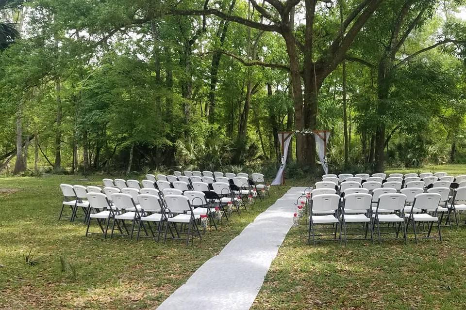 A perfect ceremony spot