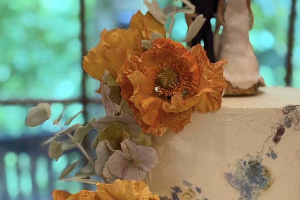Sugar Poppies and Eucalyptus