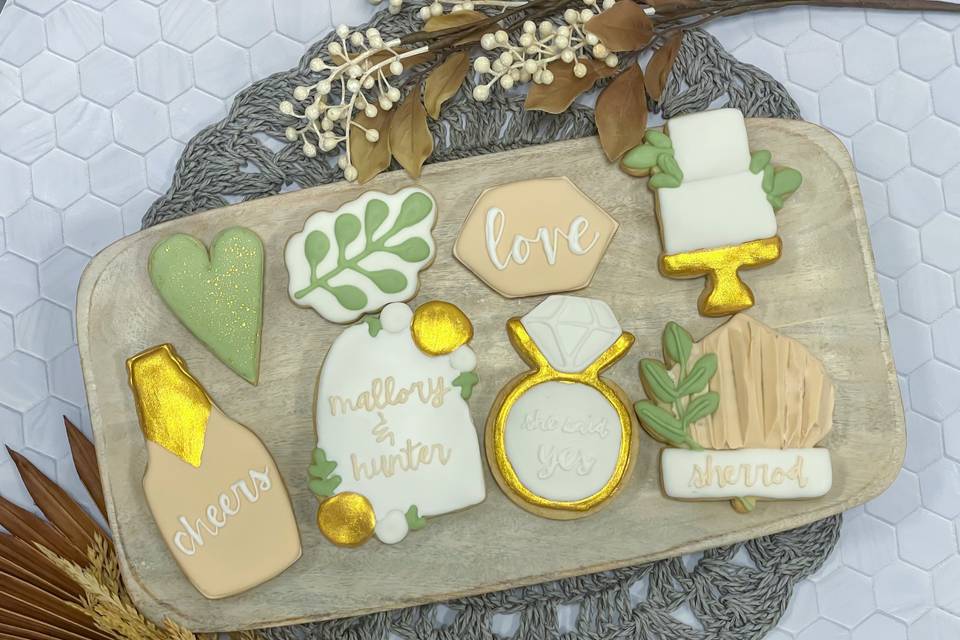 Custom decorated sugar cookies