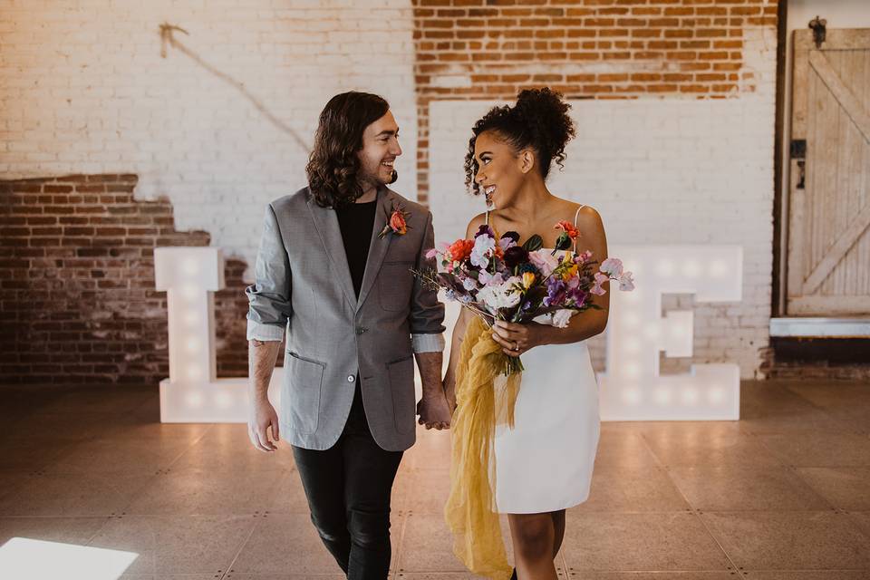 Happy couple