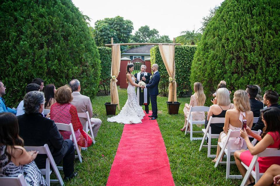 Indoor wedding