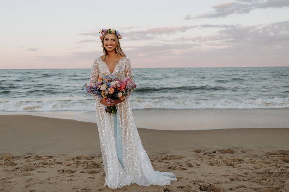 Beach Front Elopement