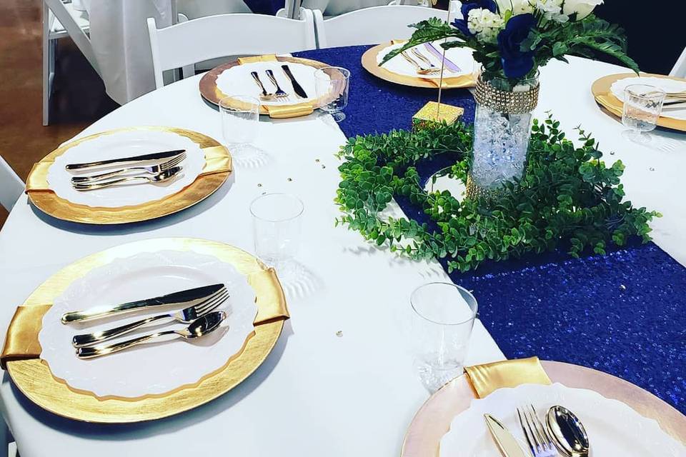 Elegant guest table