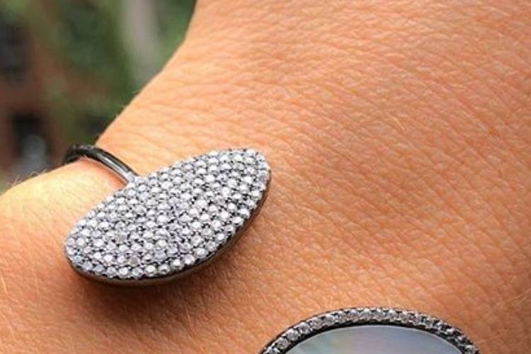 Pave cz cuff