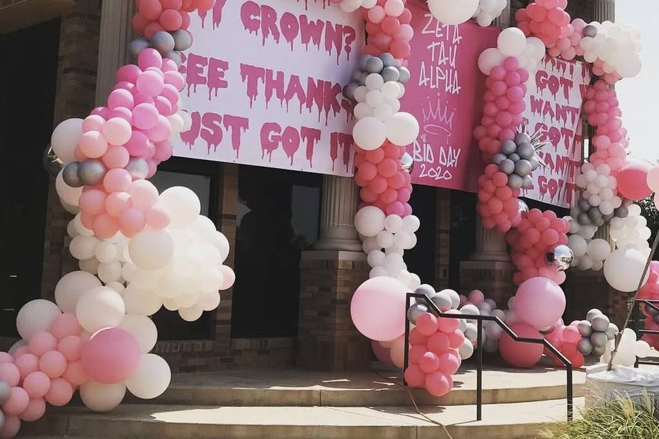 Rush Week Balloons