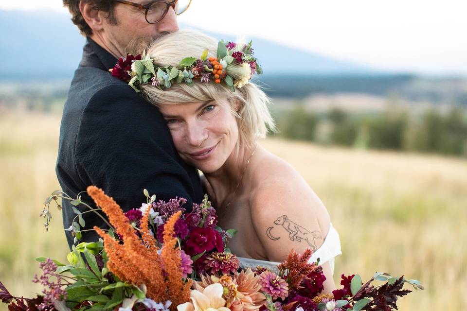 Dried Flower Bridal Bouquet