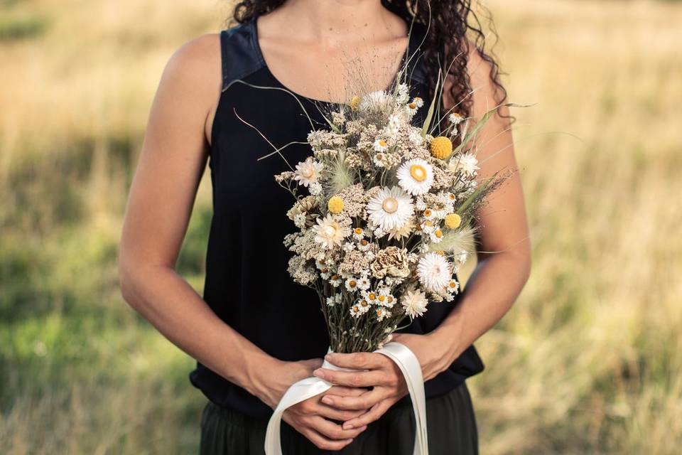 Lush Dried Floral Arrangement