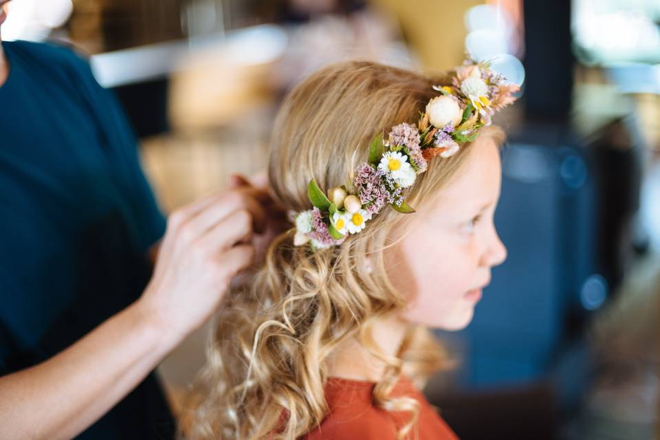 Flower Girl Crown