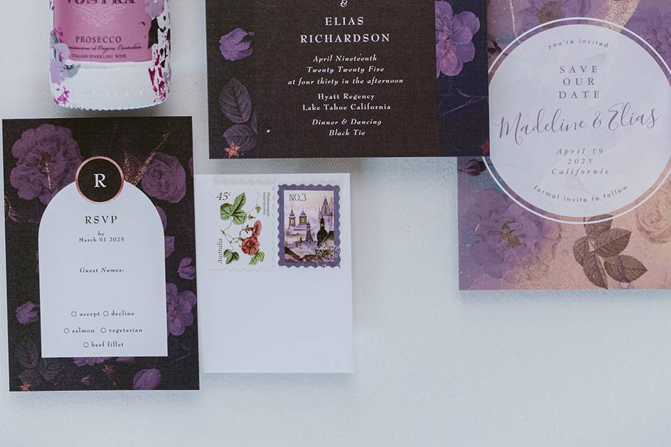 Elevated invitation suite