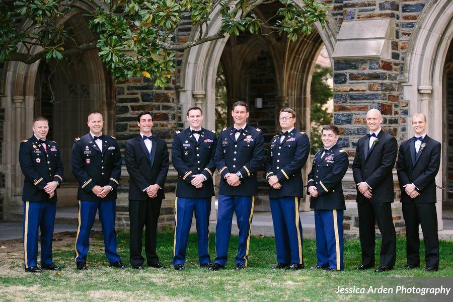 Groom with his groomsmen