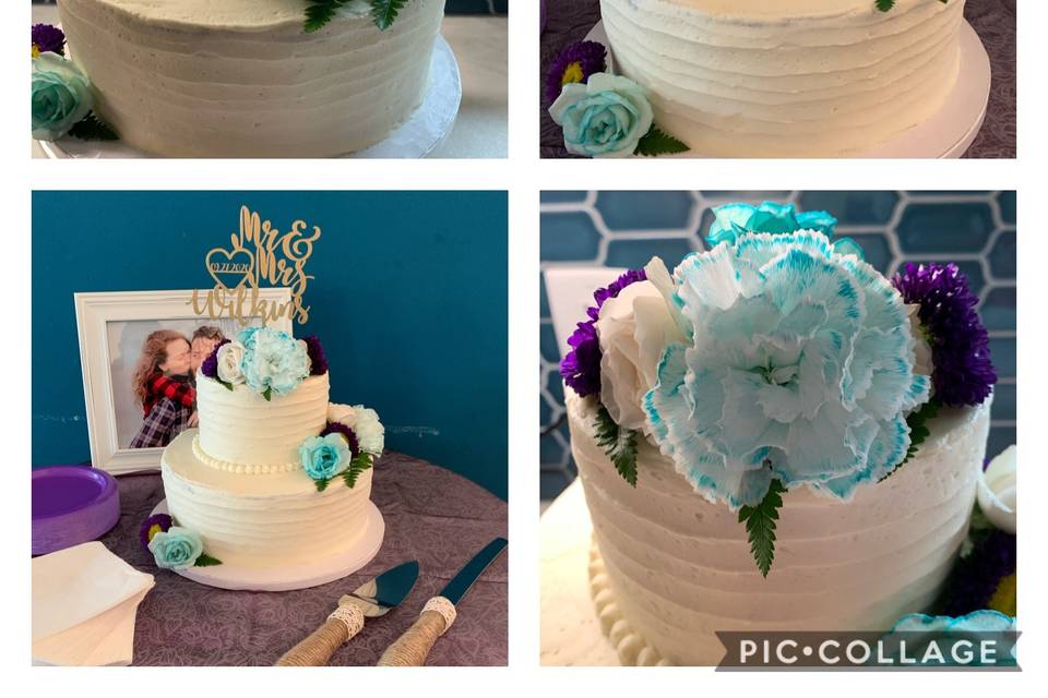 Cup Held Cakes Llc Wedding Cake Hampstead Nc Weddingwire