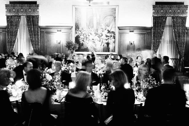 An evening reception