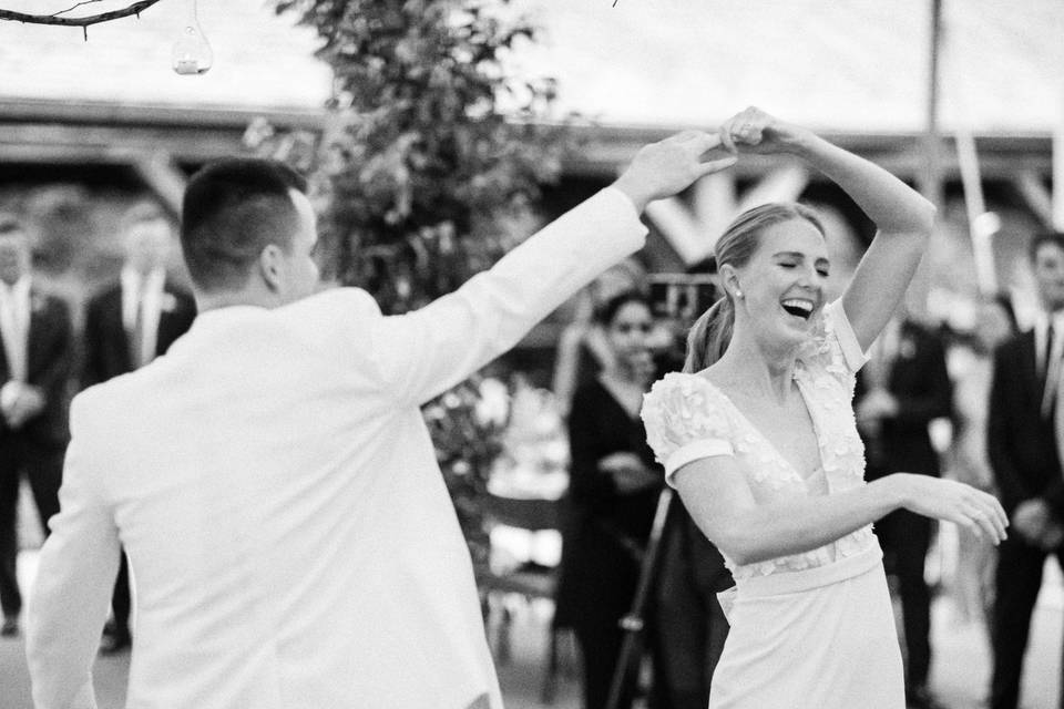 A fun first dance