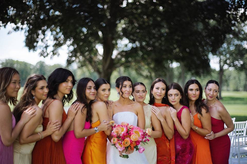 Beautiful bridesmaid