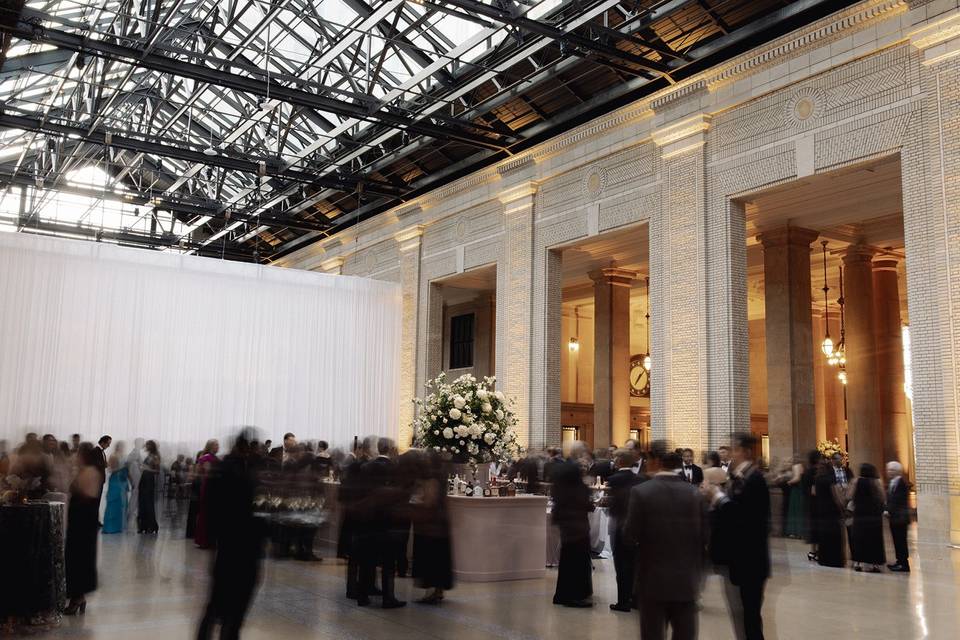 A reception at Michigan Centra