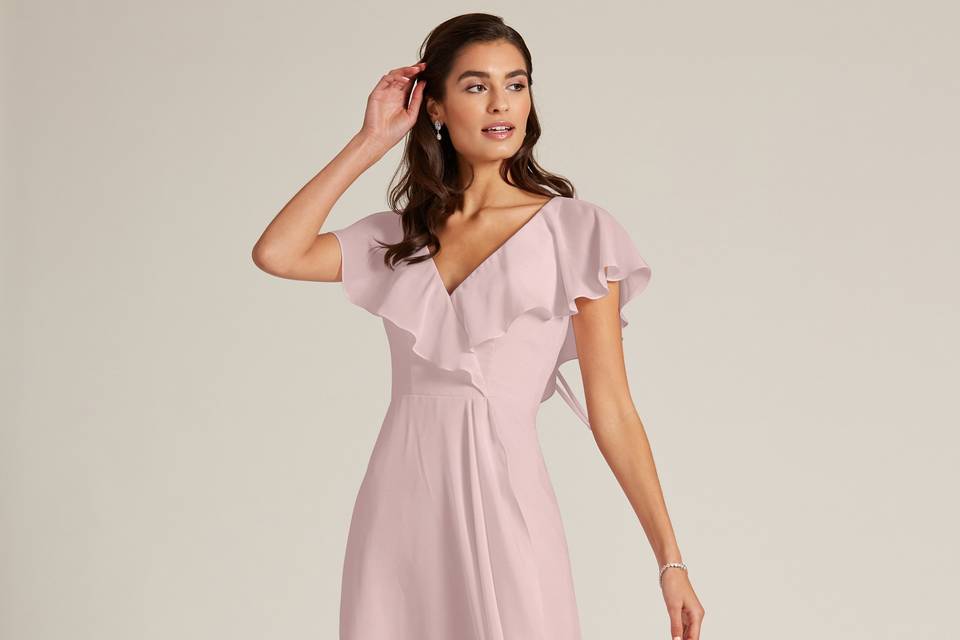 Dusty rose bridesmaid dress