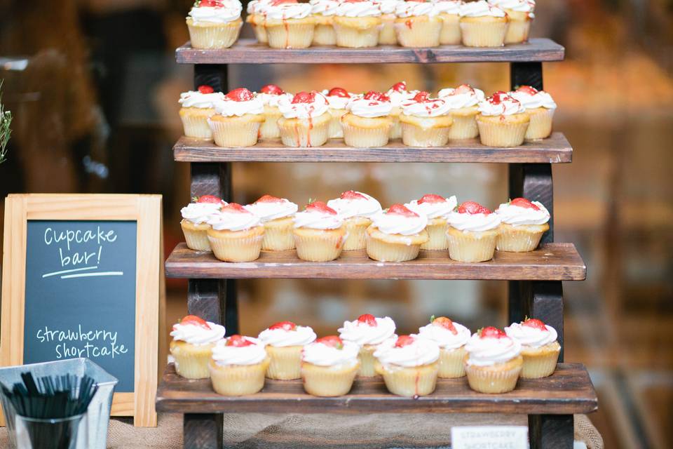 Cupcake staircase