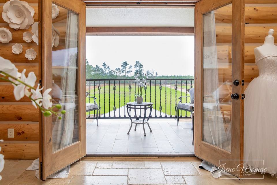 Bride's Suite Balcony