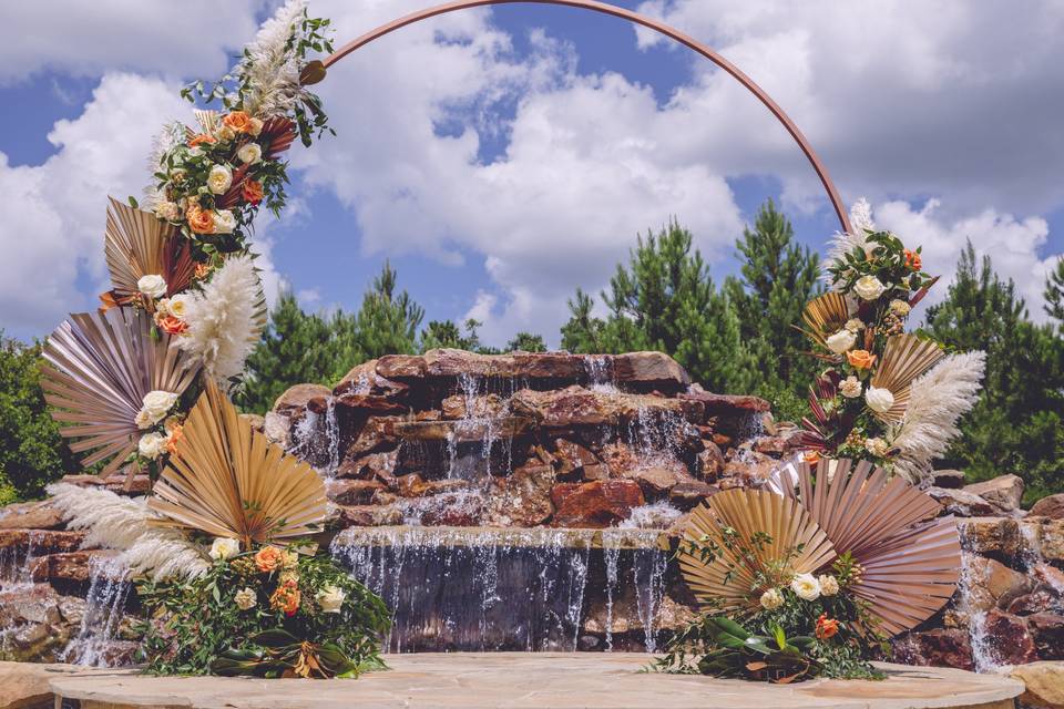 Waterfall Ceremony site