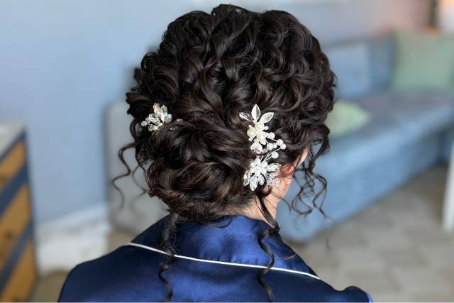 Natural Curly Bun