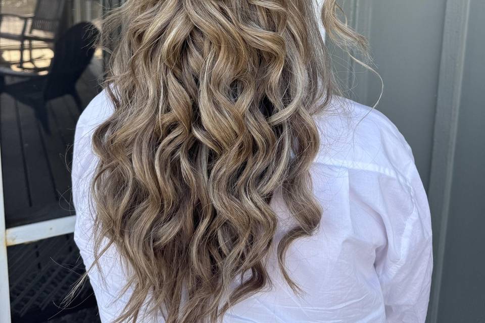 Half up half down