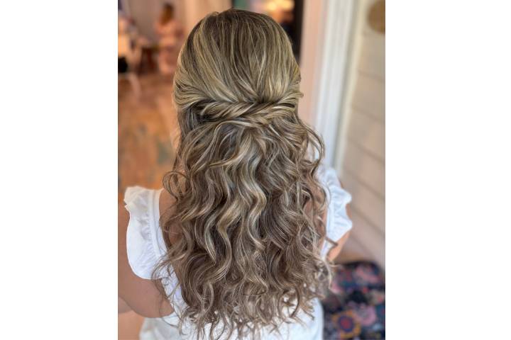 Half up Half down
